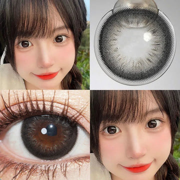 2pcs Colored Contacts for Eyes Brown Colorful Eyes Lenses Natural Round Lens With Diopter Beautiful Pupil Fast Shipping